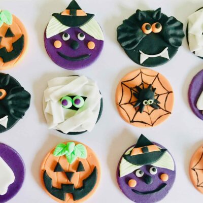 Spooky Halloween Cupcake Toppers